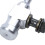 Motorcykel hydraulisk kopplingsstång bromspump M10x1.25mm silver 7