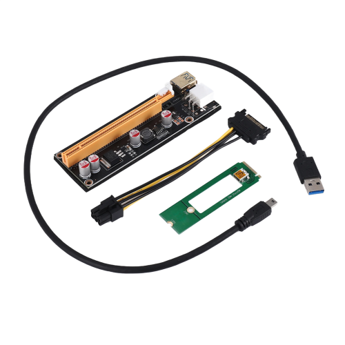 M2 naar USB3.0 PCIE 16X 1X Extender met voeding 2