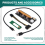 M2 naar USB3.0 PCIE 16X 1X Extender met voeding 7