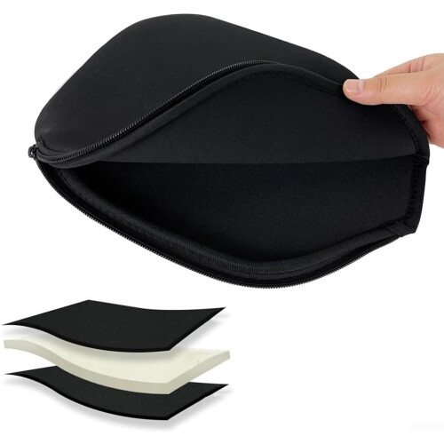 Paddle Storage Solution Soft Padded Neoprene Sleeve Specially Designed for Pickleball  Black 1