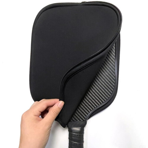 Paddle Storage Solution Soft Padded Neoprene Sleeve Specially Designed for Pickleball  Black 2