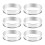6 PCS Kochen Runde Kuchen Ring Form, Edelstahl Muffin Törtchen Ringe 1