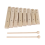 Xilofone de madeira natural para crianças, brinquedo de percussão com 8 tons 2