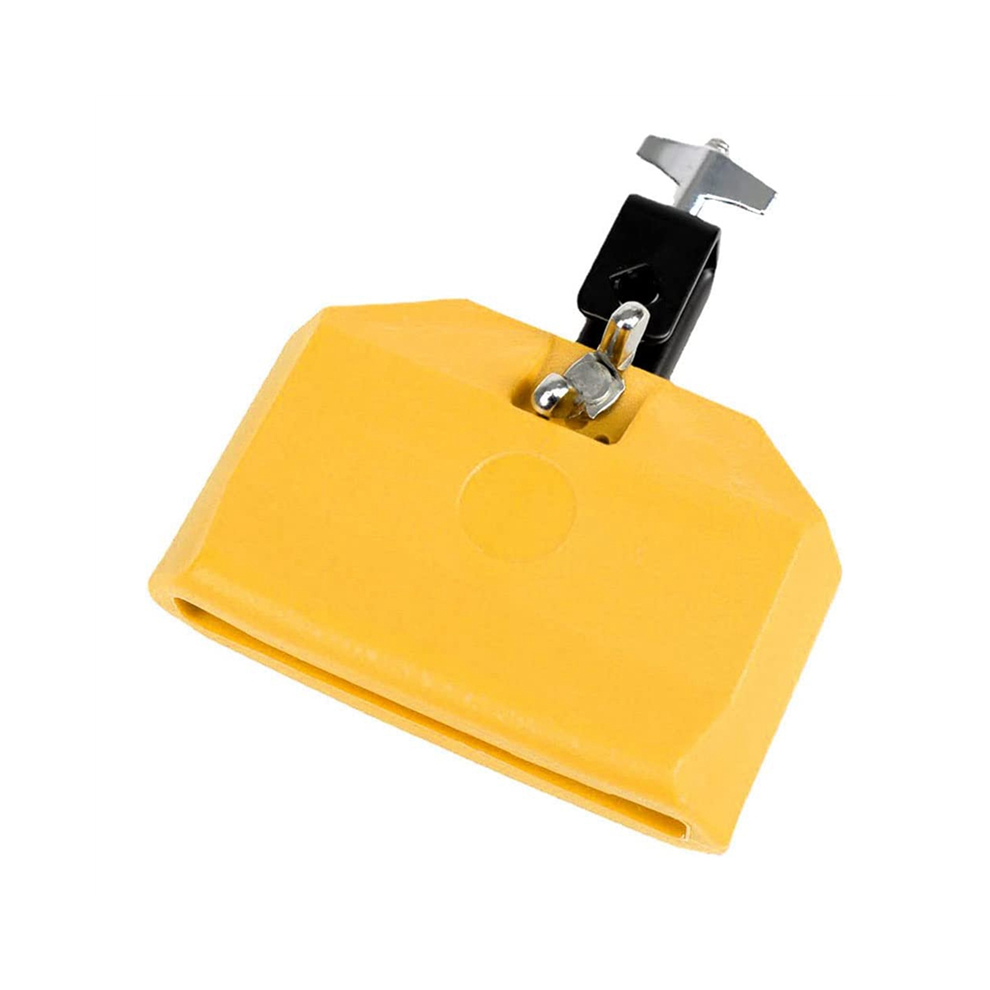 5 Inch Jam Block, Percussion Block for Latin Drum Instrument (Yellow)-image-OPC-PHZVGQC-NEW