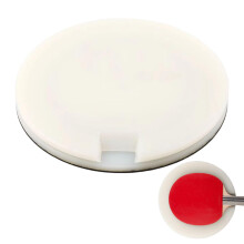 Gummi cutting board for racket Stable 360 degree rotatable racket rubber board Stainless steel table tennis cutting Table for players, beginners