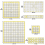 Acrylic Quilting Ruler Set with Double-Colored Grid Lines 2