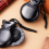 1 Pair Spanish Castanets Wood Hand Percussion Castanets(Black) 7