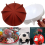 Forma de silicone para assar, forma de silicone com cúpula e hemisfério, branca 5