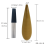 Guiro Instrument Fish Shaped Sand Drum Percussion Instrument style A 4