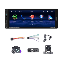 6,9-calowy samochodowy system stereo, radio samochodowe Single Din, CarPlay Android Auto