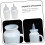 2pcs Feeding Bottle Small Lactating Milk Quantitative Pet Kitten Sip Calf born 4