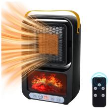 Realistische 3D-vlam Mini-kamer Smart Heater EU-stekker