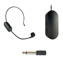 2.4G Wireless Head-Mounted Microphone Set with Receiver 1 to 1