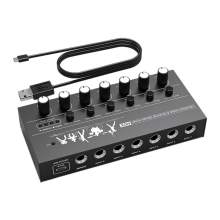 Kompakter 6-Kanal-Audiomixer mit extrem geringem Rauschen