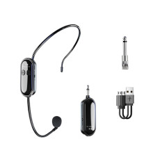 Microfono wireless 2.4G con auricolare a lungo raggio 30M per amplificatori vocali