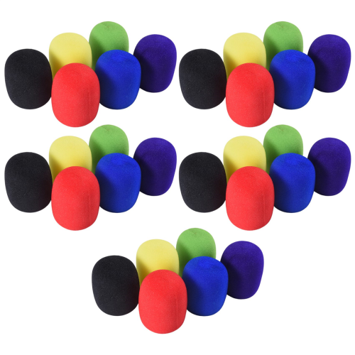 30 Pack Thick Handheld Stage Microphone Windscreen Foam Cover 2