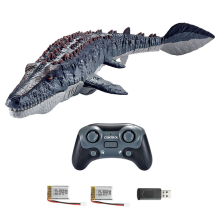 2.4G RC dinoszaurusz, RC vízijáték, RC hajó, fekete