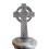 (Add a Gift Pouch) Celtic Cross Knotwork Pewter Bottle Stopper 3