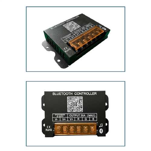Bluetooth DC5-24V RGB LED-stripkontroller med 29-knapps fjärrdimmer 1