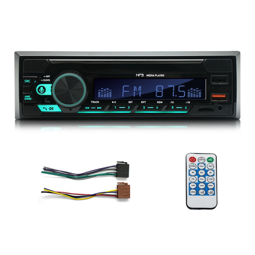 Rádio de Carro 4 Canais 45W com Bluetooth e Reprodutor MP3 para Carro