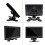 Monitor automotivo de 12 V e 7 polegadas, 16:9, 800x480, LCD, retrovisor 6