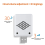 Wireless Doorbell USB Smart Door Bell Wireless Remote Doorbell Kit 4