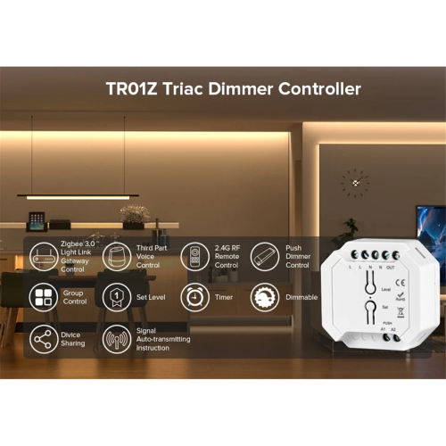 2.4G Triac LED Controller Smart Dimmer Remote Control 100V-240V B 1