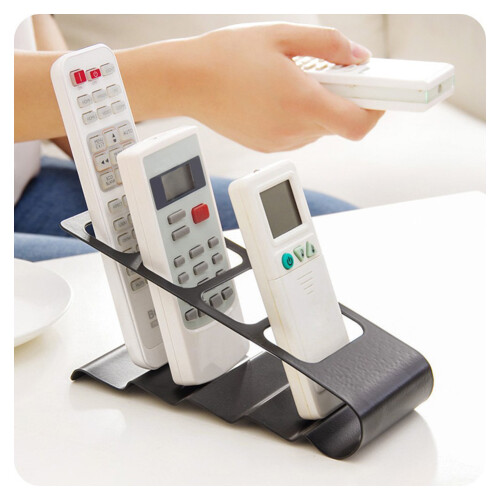 TV DVD Remote Control Holder Stand Rack Storage Organiser (Black) 2