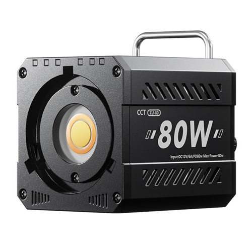 80W COB Video Dimmable Light 2500-6500K Photographic LED Light (EU) 2