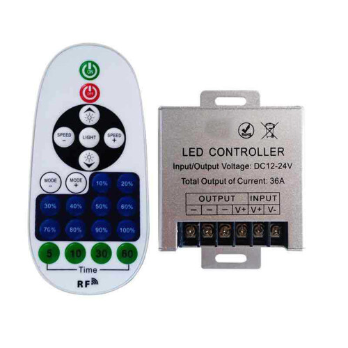 Remote Led Box Controller for Single Color Led Strip Light DC12-24V