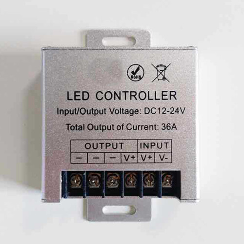 Remote Led Box Controller for Single Color Led Strip Light DC12-24V 2
