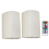 Applique murale magnétique rechargeable sans fil, intensité variable, 2 pièces 1