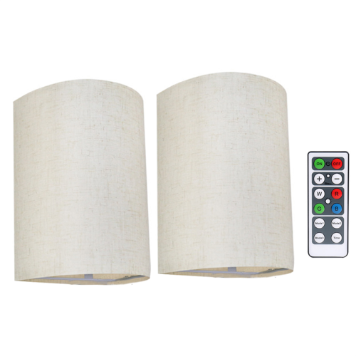 Applique murale magnétique rechargeable sans fil, intensité variable, 2 pièces