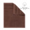 (BROWN) Perefly Cotton Washcloths Set (30 x 30 cm) 3
