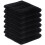 (BLACK) Perefly Cotton Washcloths Set (30 x 30 cm) 1