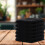 (BLACK) Perefly Cotton Washcloths Set (30 x 30 cm) 6