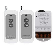 433MHZ:n langaton kaukosäädin AC 110V/120V/220V/30A 1-kanavainen rele