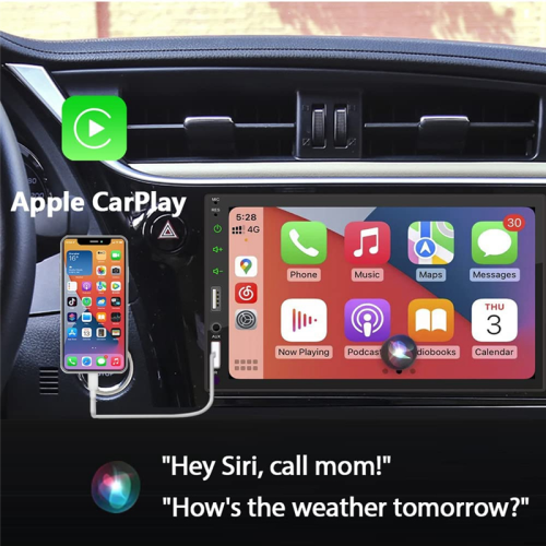 7-calowy 2-DIN samochodowy system stereo CarPlay Android Auto, odtwarzacz multimedialny 2