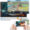 7-calowy 2-DIN samochodowy system stereo CarPlay Android Auto, odtwarzacz multimedialny 6