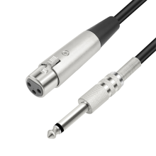 XLR-naaras - 1/4 tuuman monoliitäntä mikrofonikaapeli, epäsymmetrinen mikrofonijohto