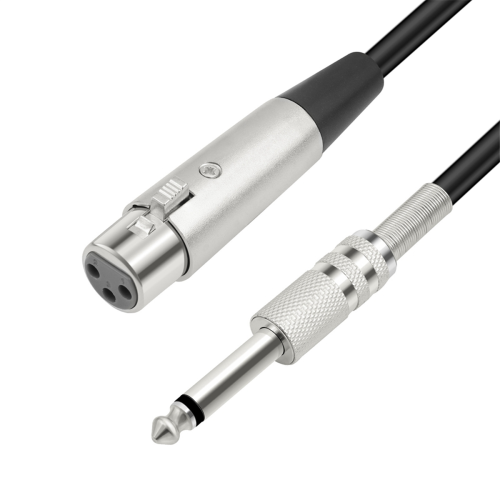 XLR vrouwelijk naar 1/4 inch mono jack microfoonkabel ongebalanceerde microfoonkabel