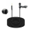 Microfone de lapela de 3,5 mm + capa à prova de vento para microfone de 1,5 m 1