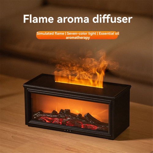 Fireplace Aroma Diffuser Flame Humidifier,B 2