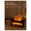 Fireplace Aroma Diffuser Flame Humidifier,B 6