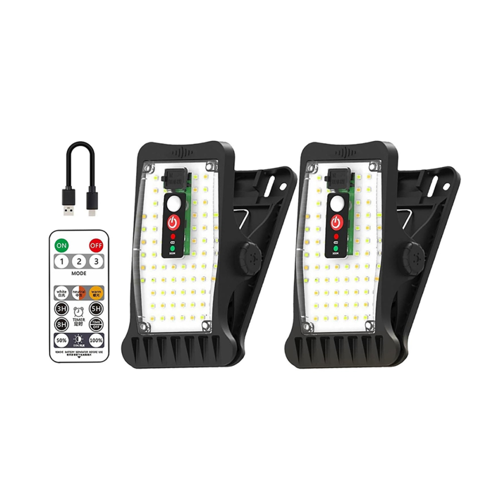 Clip on Solar Motion Lights Outdoor Waterproof with 800LM