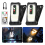 Clip on Solar Motion Lights Outdoor Waterproof with 800LM 2