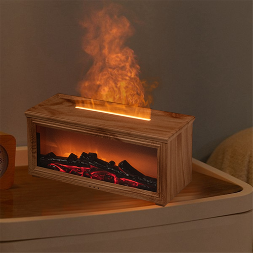 Aromatherapie diffuser met dynamisch vlameffect voor thuis en op kantoor A 1