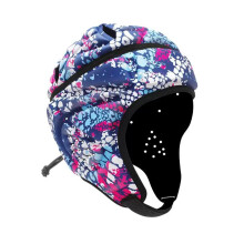Soft Padded Rugby Headguards 7v7 Adjustable Soccer Goalie Helmet Soft Shell Padded Scrum Cap Goalkeeper Head Protection Headgear for Adult