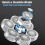 7D Electric Shaver Replacement Head Floating Beard Shaver Blade Head 6