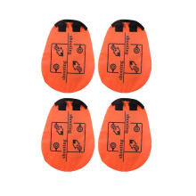 4Pcs Orange Soccer Football Goal Target Training Accessories for Free Kick Practice